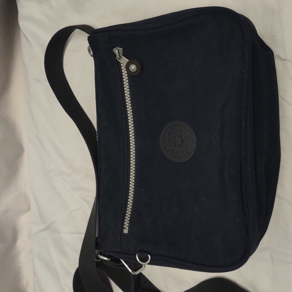 Black Kipling Canvas Crossbody Bag